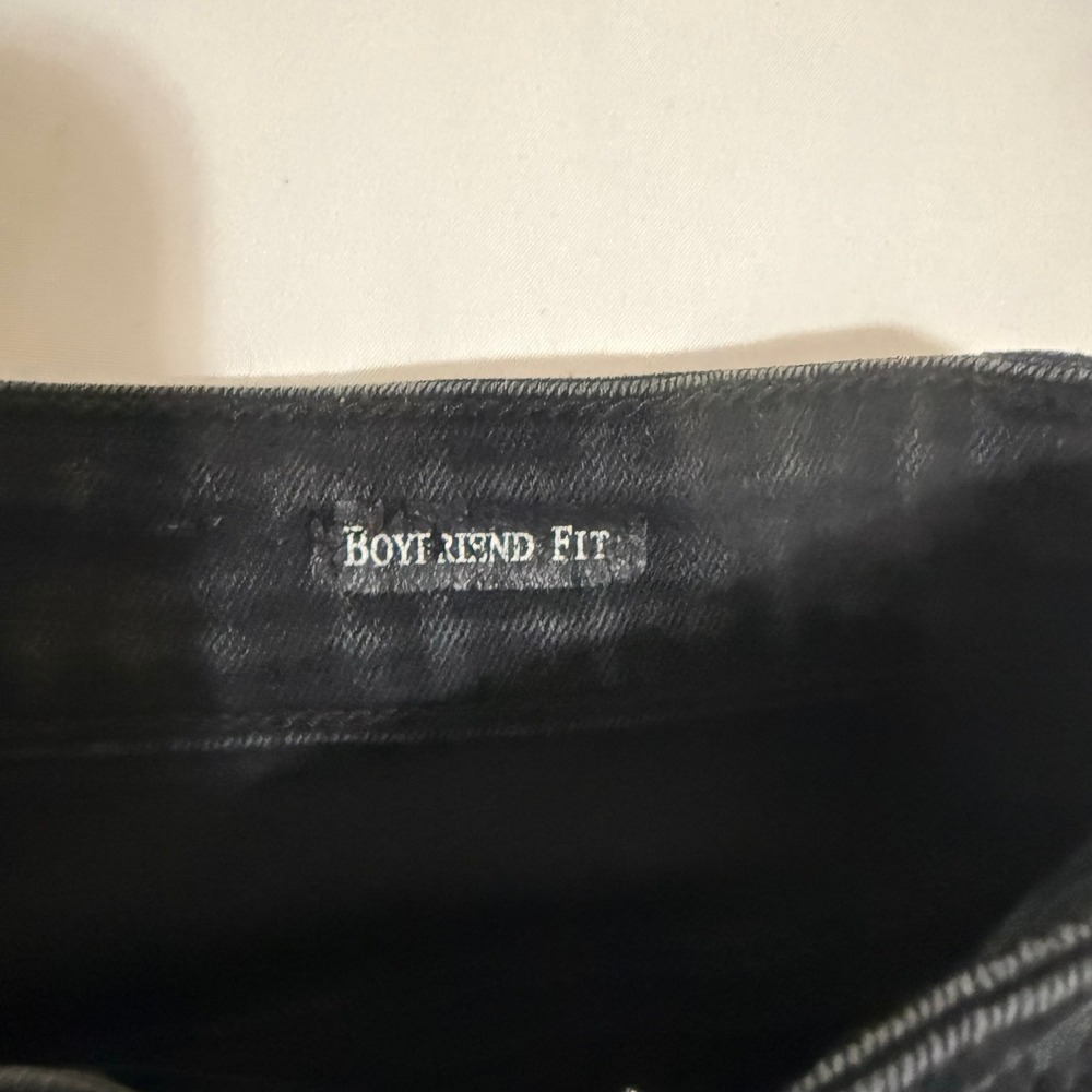 Judy Blue Black Distressed High Rise Boyfriend Jeans JB82161BK Size‎ 9/29 - Picture 5 of 16